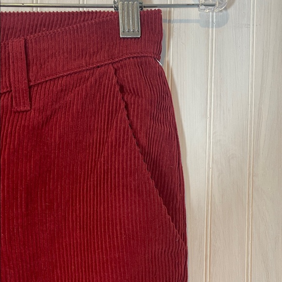 REFORMATION DILLION CORDUROY PANTS WIDE STRAIGHT 25 - Picture 3 of 5